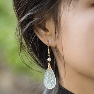 Plum Blossom Earrings with GIft Box- Elaborate Hollow-Carving- Drop Earrings - Silver Earrings- Chinese Style-New Oriental