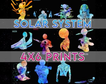 Astronomy Space Solar System | 4x6 Mini Prints