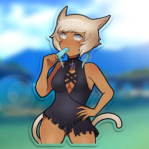 FFXIV | Y'shtola | Clear Sticker