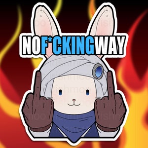 FFXIV | NoF*ckingWay Loporrit | Sticker