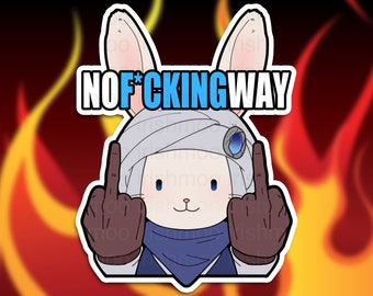 FFXIV | NoF*ckingWay Loporrit | Sticker