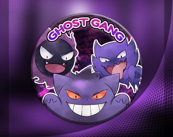 Ghost Gang Mon' | 2.25" Button & Badge