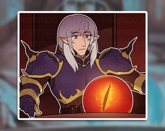 FFXIV | Estinien Pondering His Orb | Sticker