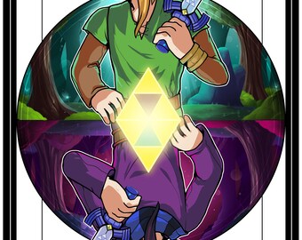 Loz: Link Between Worlds | Link, Zelda, Ganon | 11x17