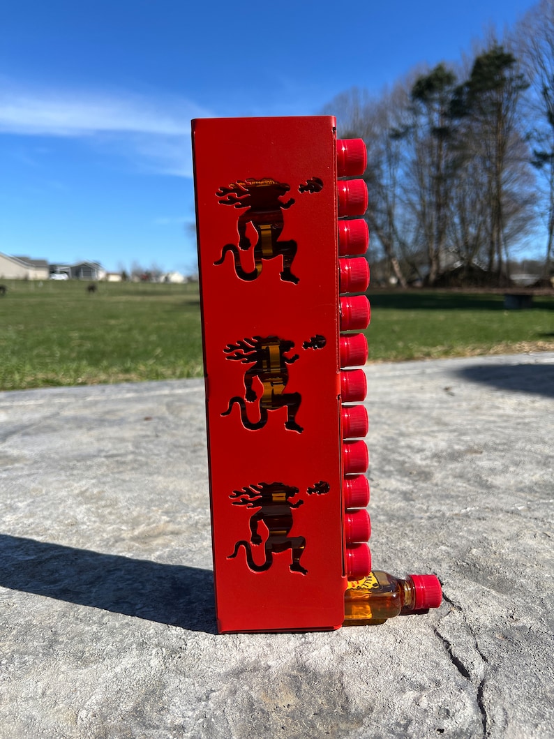 Fireball Shot Dispenser, Shot Dispenser, Fireball, Whiskey Dispenser, Alcohol Dispenser, Fireball Holder, Shot Holder, Whiskey Holder image 1