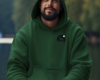 Felpa con cappuccio lupo unisex, maglione con cappuccio Luna di lupo, felpa natura lupo, felpa con cappuccio grafica animale, felpa con cappuccio pullover di lupo ululante