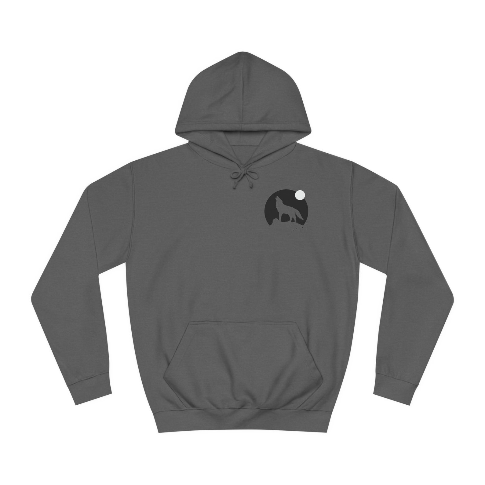 Floral Wolf Pullover Hoodie
