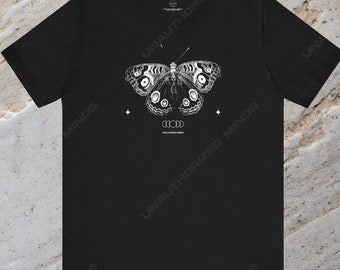 Unbefugte Minds Butterfly Streetwear Grafik-T-Shirt