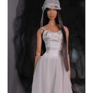 Maxi Bubble Hem Dress for Fashion Royalty, Nu Face, Poppy Parker, 12&#39;&#39; Fashion Dolls