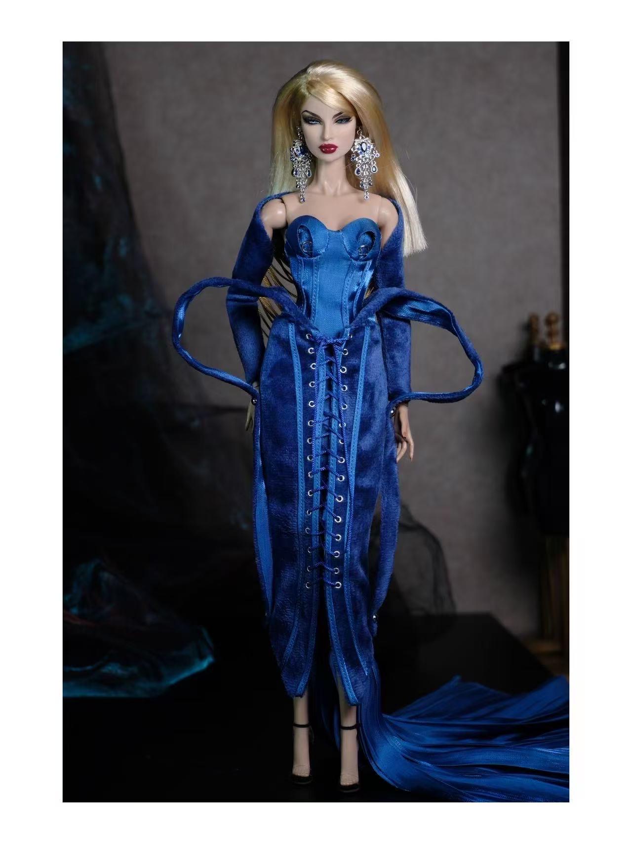 Royal Blue Barbie Doll Dress - Etsy Royal Blue Barbie Doll Dress - Etsy