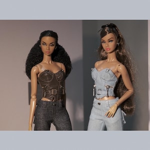 Deconstructed Bustier Top for Fashion Royalty, Nu Face, Poppy Parker, 12&#39;&#39; Fashion Dolls
