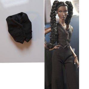 Pre-Order Vest, Shirt, and Wide Leg Trousers Pants for Fashion Royalty, Nu Face, Poppy Parker, 12'' Fashion Dolls image 8