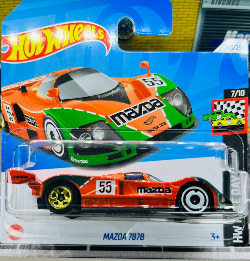 Hot Wheels Mazda 787B Orange - Édition 2024 (145/250) - Carte Courte - Neuf