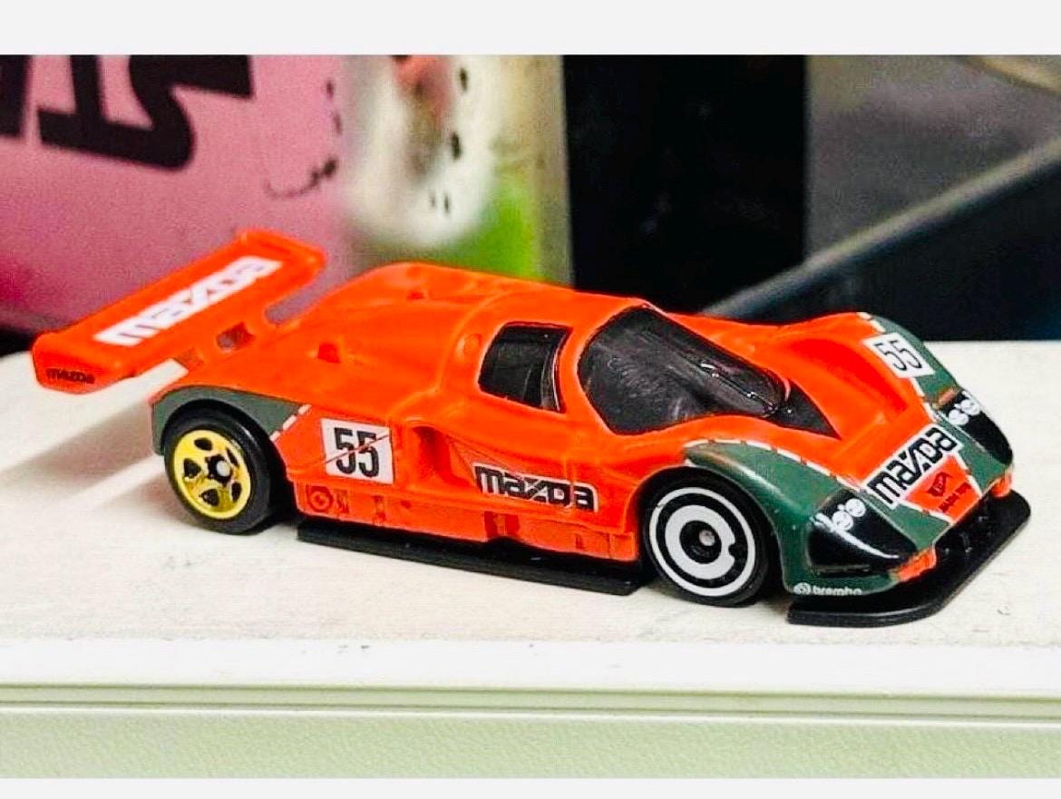 Hot Wheels Mazda 55 オレンジ/グリーン Hot Wheels Mazda 787B. 55. Orange-green - Etsy