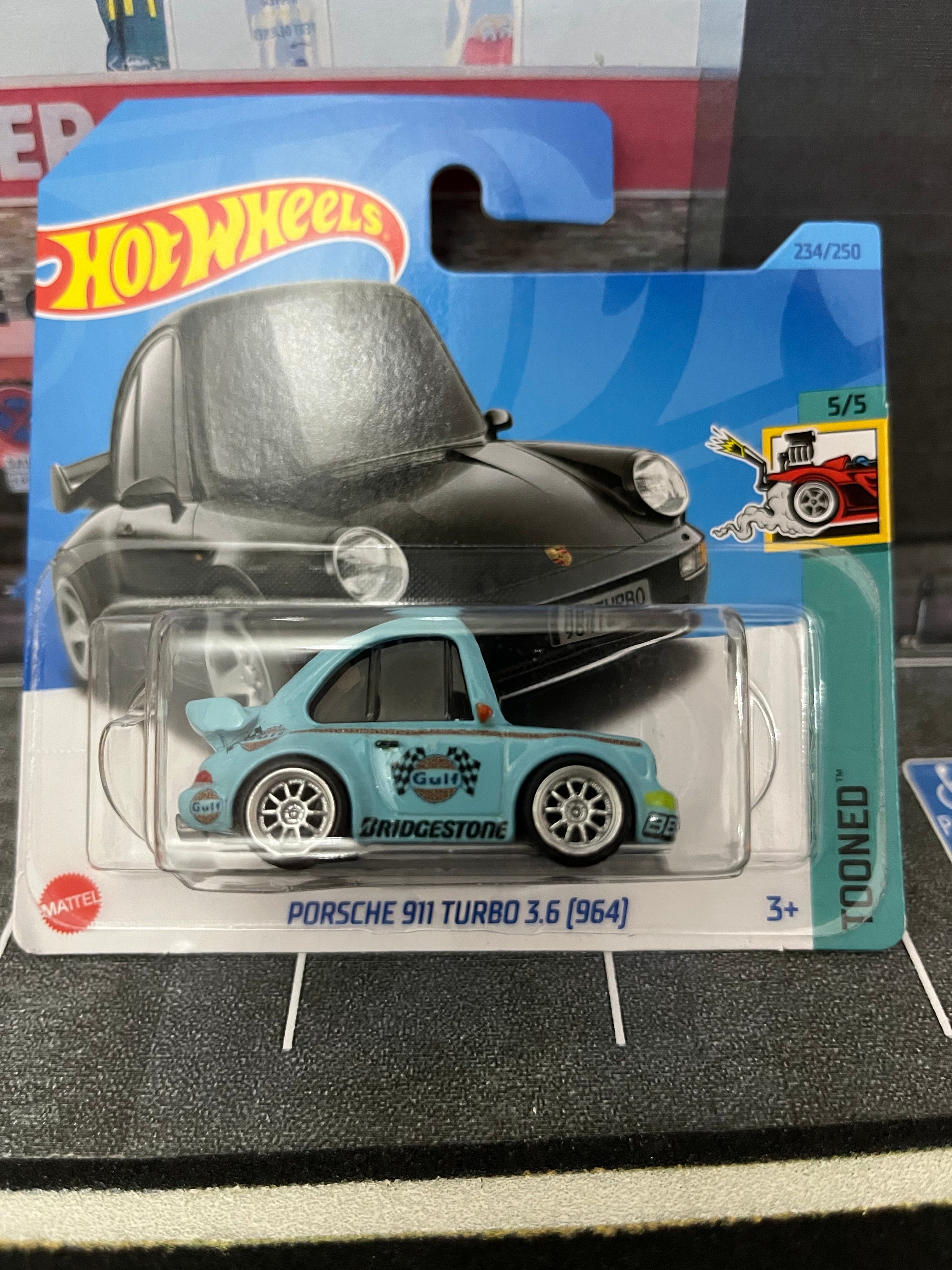 Hot Wheels Gulf Porsche 911 Turbo Tooned Etsy