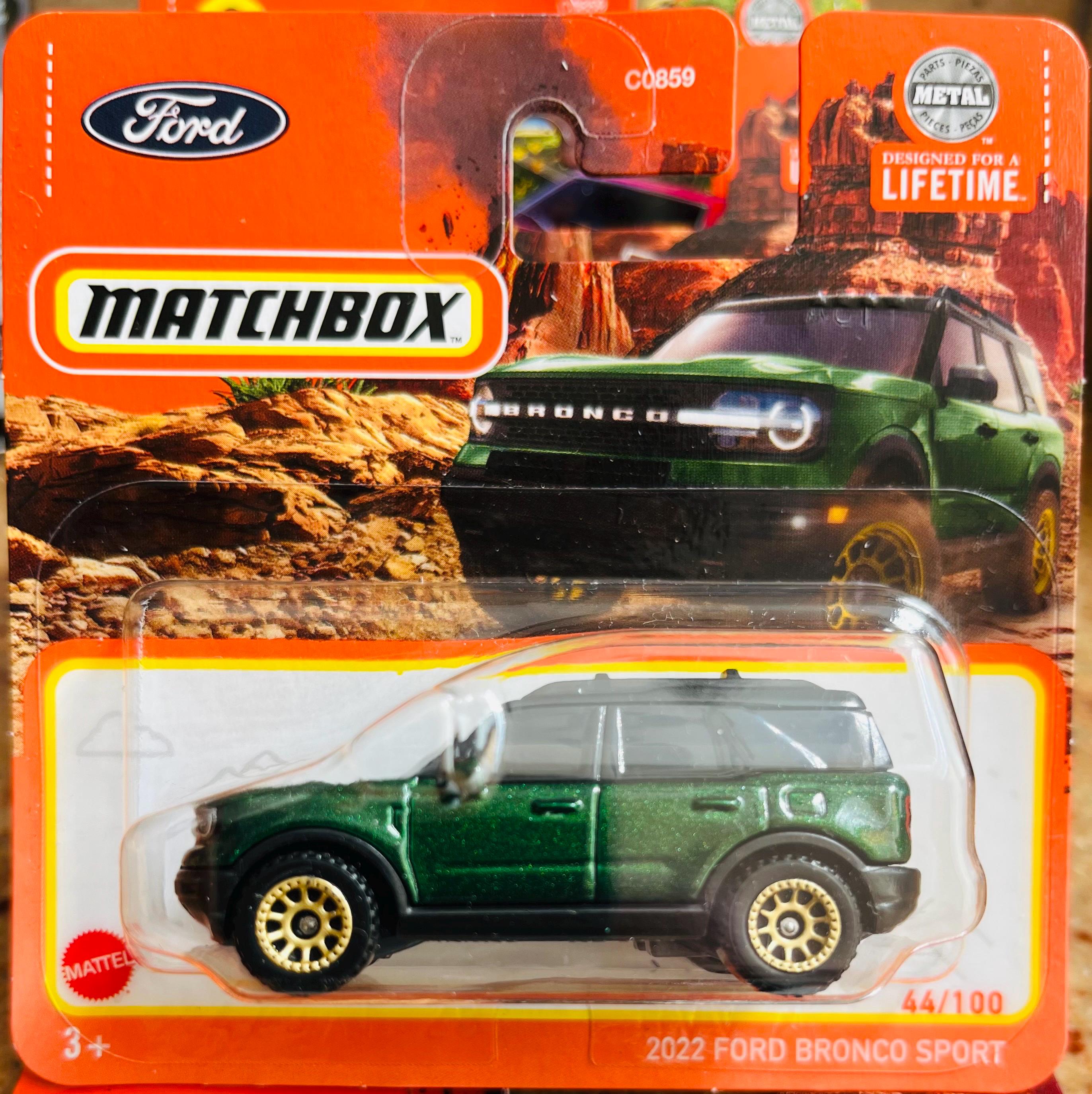 49台　2022 FORD BRONCO SPORT　マッチボックス　ブロンコ Hot Wheels Ford Bronco Sport 2022 Matchbox - Etsy