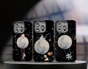 Weltraum Handyhülle Jahrestag Geschenke für Freund, Astronaut Handyhülle, beliebte iPhone Hüllen, Handyhülle mit Planeten