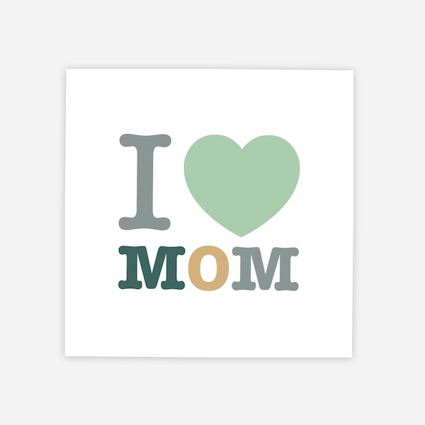 l Love Mom, Children Poster, Kids Poster, Nursery Wall Art, Digital Download, Kids Wall Art, Nursery Print, Kids Decor, Kids Art, Decor Art