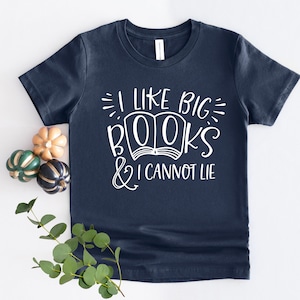 レディースファッション I Like Big Books & I Cannot Lie Lover Gift Reading Teacher T-Shirt Book I Like Big Books & Cannot Lie Teacher Reading For