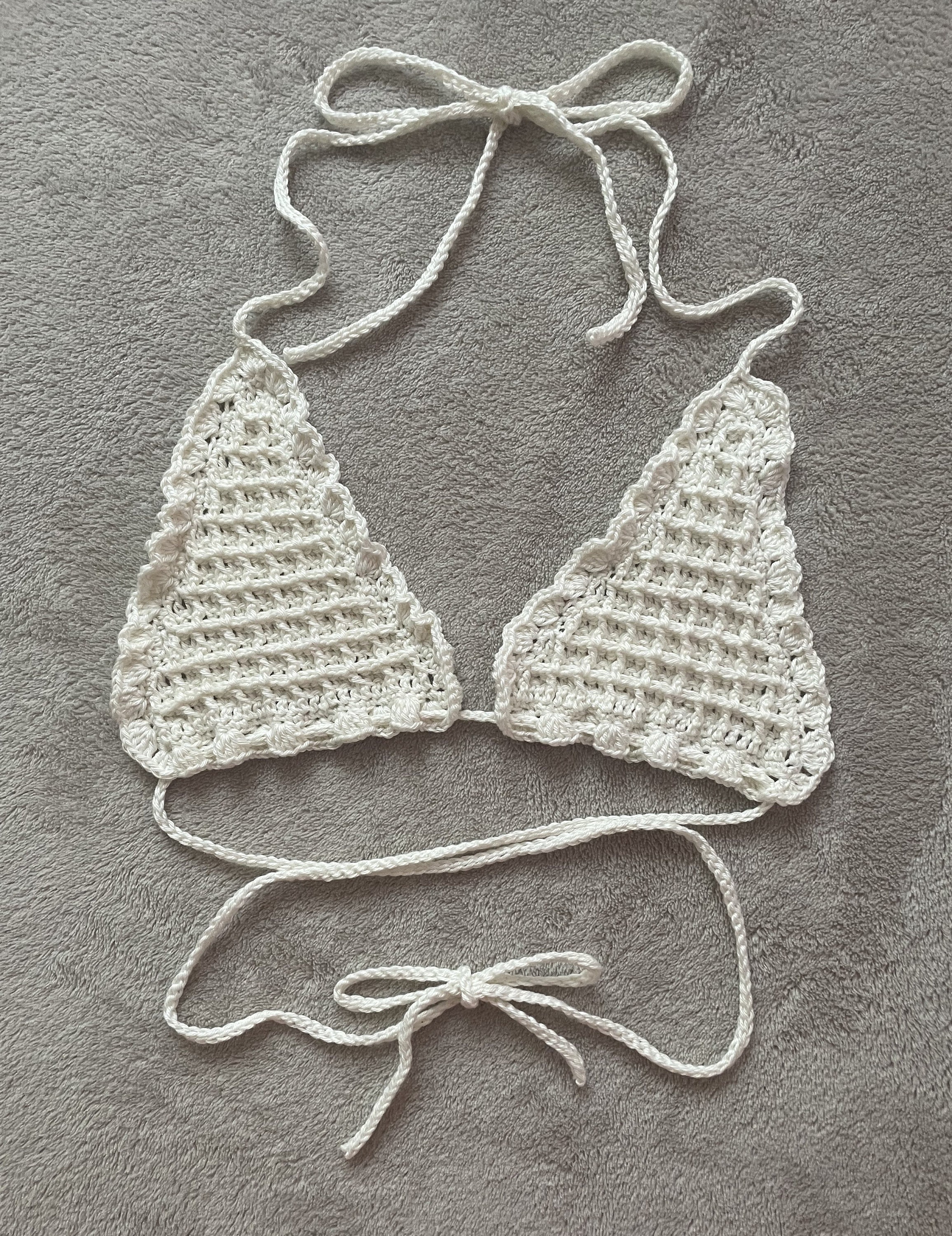 Copricostume Donna Uncinetto Con Spalline Sottili – Prendisole Spiaggia Scollato Elegante