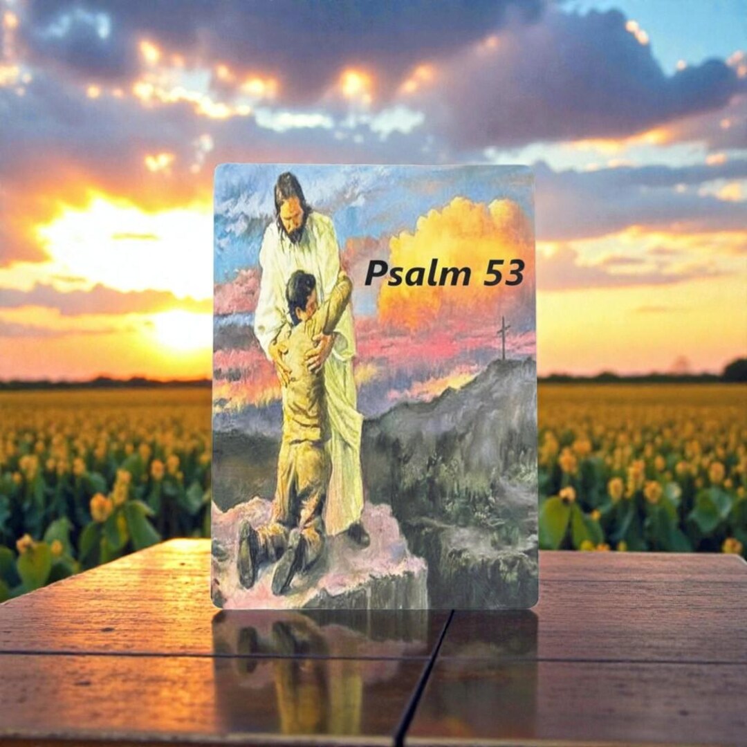 Psalm 53- Laminated Card in Different Sizes - Etsy