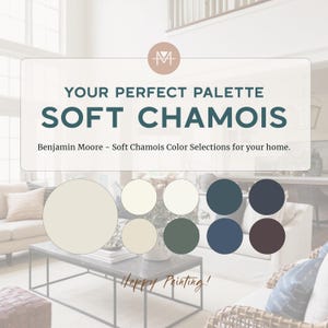 Mjuk chamois färgpalett - hela hemmet