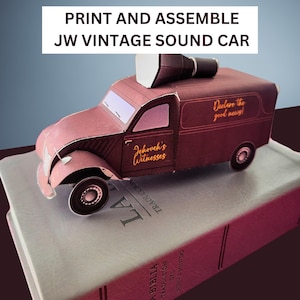 Printable JW Vintage Sound Car