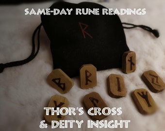 Thor's Cross Rune-lezing op dezelfde dag met godheidsinzicht - uitgebreid inzicht voor de uitdagingen van het leven