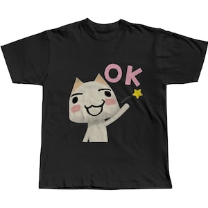 Kawaii Anime Manga Toro Inoue Sony mascotte gatto Streetwear T-shirt squadrata, t-shirt grafica retrò anni '90 T-shirt regalo Sony