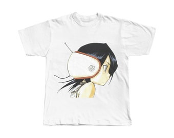 Y2K Anime manga Bleach Rukia Kuchiki Streetwear Graphic Boxy Tee 90s Anime Vintage Tee gifts for Anime Lovers gifts for Bleach Fans