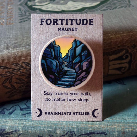 Fortitude Magnet: Rocky Path Affirmation - Inspirational Gift