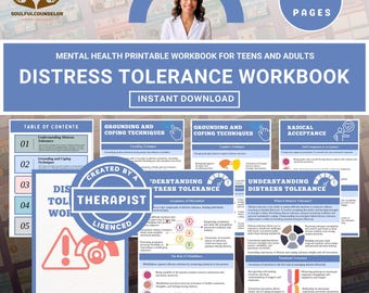 Manual de tolerancia a la angustia para adolescentes y adultos: ejercicios de reflexión, regulación emocional y resiliencia (PDF imprimible)