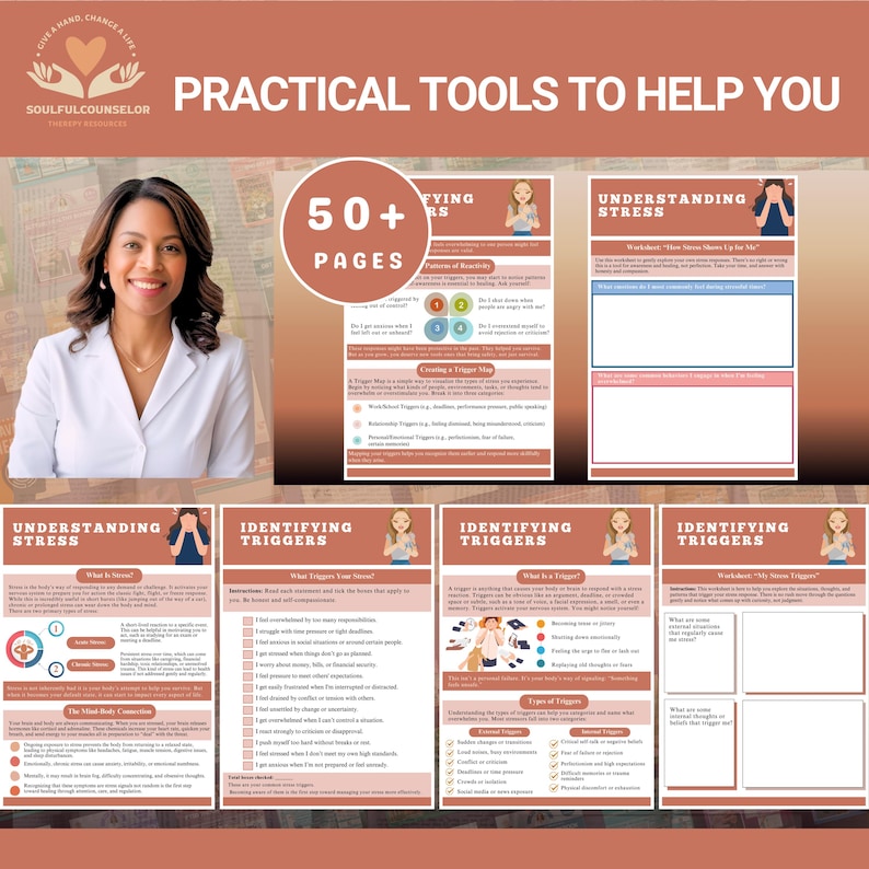stress management workbook, stress relief workbook, coping skills workbook, emotional regulation guide, self-care workbook, mental health pdf, anxiety coping workbook, therapist created workbook, digital workbook for adults, calming workbook for stress, trauma informed workbook, nervous system workbook, burnout recovery workbook, printable therapy tools