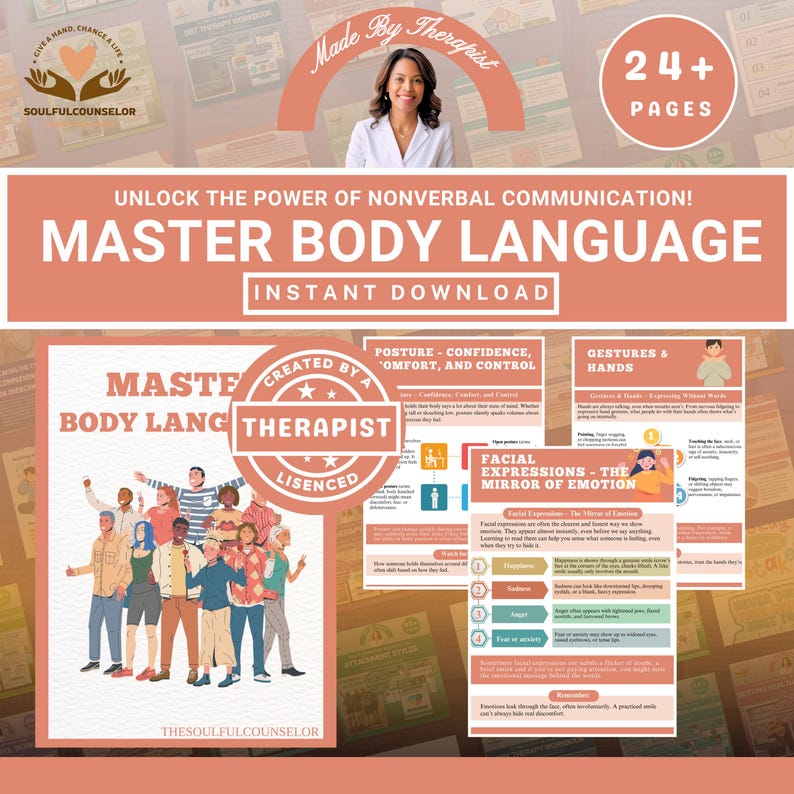 body language workbook, social intelligence planner, posture and presence guide, facial expression reading, eye contact practice sheet, personal space awareness tool, gesture communication skills, weekly social practice planner, teen communication workbook, printable body language guide, digital nonverbal skills workbook