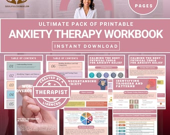 Werkboek angstverlichting, copingtools, geestelijke gezondheid (afdrukbare pdf)