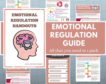 Materiale informativo sulla regolazione emotiva: strategie di gestione dello stress e sollievo dall'ansia (PDF digitale)