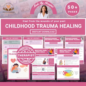 Childhood Trauma Recovery Therapy Workbook for Teens & Adults, Heal Inner Child, Reconnect, Rebuild Inner Strength with Therapeutic Guidance