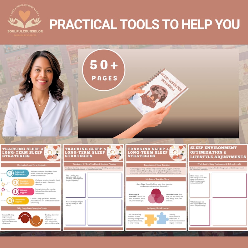 “Printable Sleep Workbook for Insomnia and Better Rest – Teens & Adults”

“Sleep Hygiene and Relaxation Tools – Digital Sleep Journal”

“Therapist-Informed Insomnia Workbook – 50+ Pages Printable PDF”

“Better Sleep Routine and Mind–Body Practices for Emotional Wellness”

“Calming Night Routine Workbook for Teens and Adults – Therapy Resource”