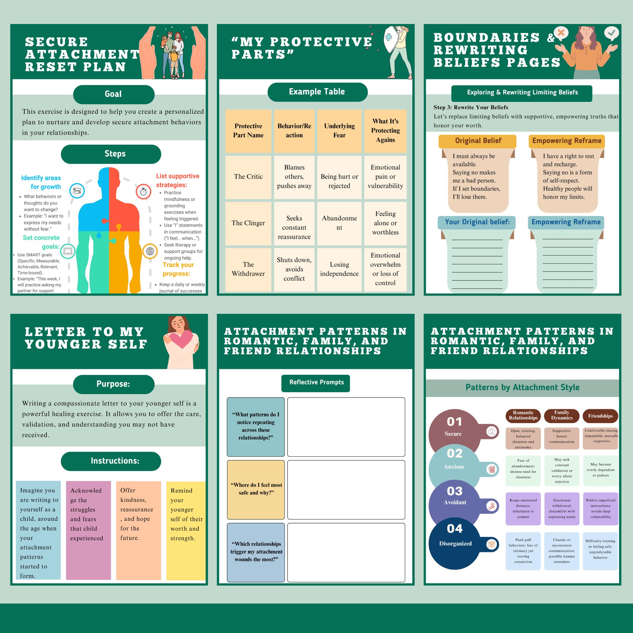 Attachment Styles Quiz & Workbook, Relationship Therapy for Teens and ...