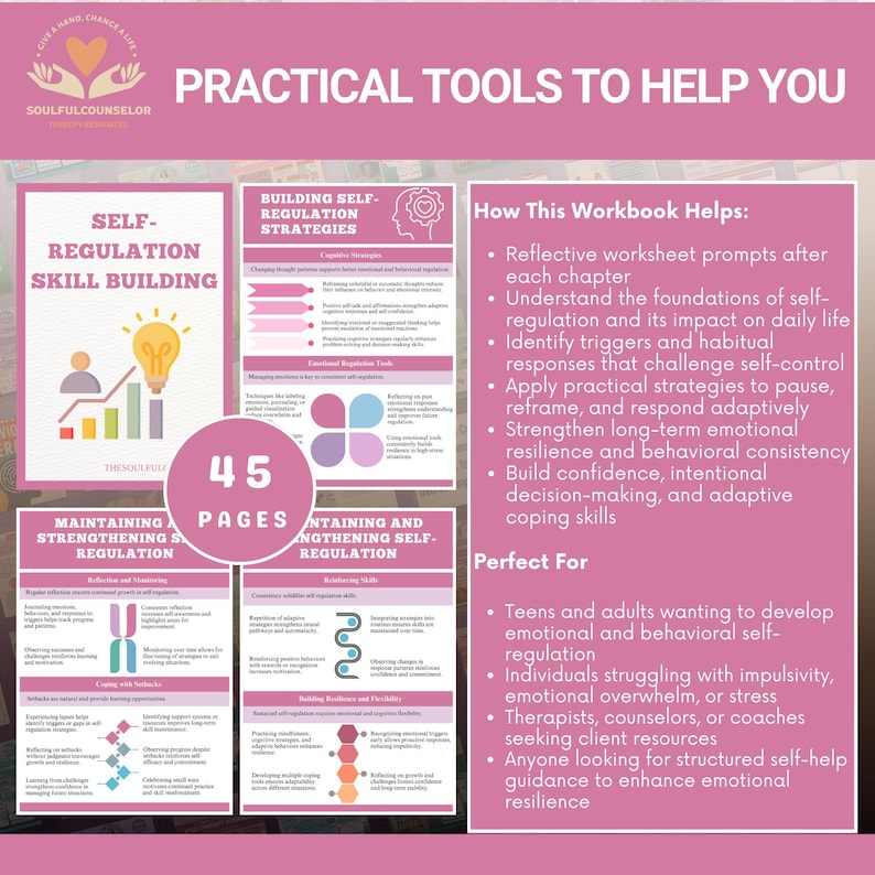 Developing Your Skill Set Worksheet.pdf Self-regulation Skill Building Workbook | Teens & Adults | Reflective ...