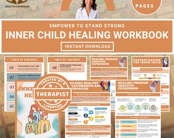 Inner Child Healing Workbook: Trauma Therapy, Reparenting (PDF Download)
