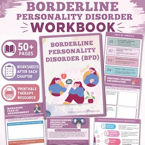 BPD-arbetsbok för tonåringar och vuxna, psykisk hälsa, emotionell reglering (PDF)