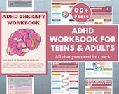 ADHD Workbook for Teens & Adults, Mental Health Guide (PDF)