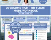 Fight or Flight Workbook | Anxiety & Trauma Healing (Printable PDF)