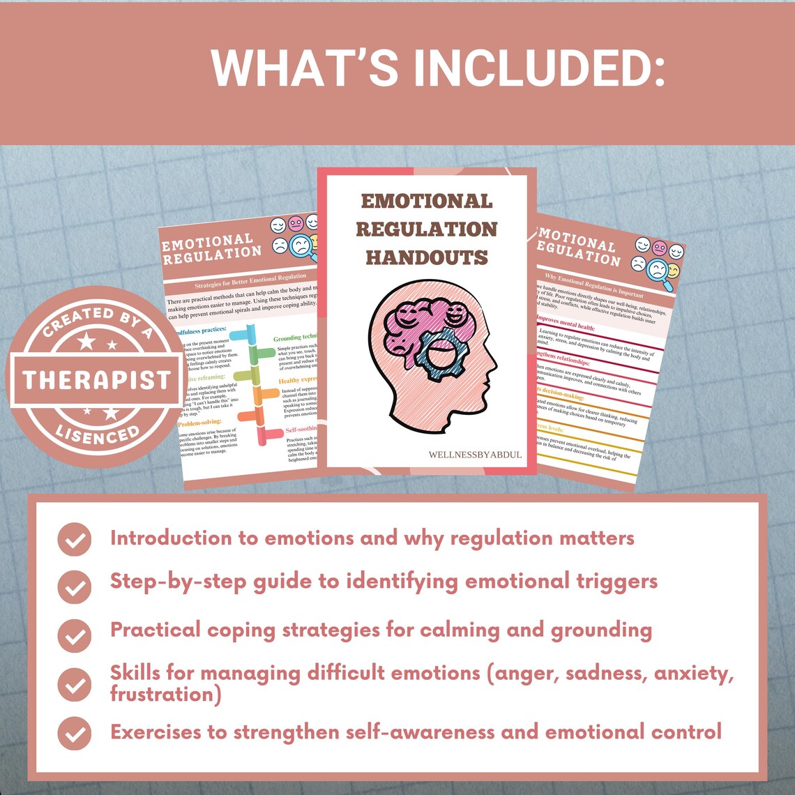 Emotion Priming Handout.pdf Emotional Regulation Handouts: Coping Skills, Anxiety Relief (digital ...