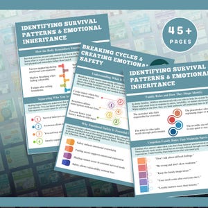 Generational Trauma Healing Workbook, Emotional Safety (Printable PDF) image 8