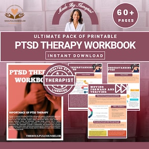 Trauma Workbook Bundle, Healing from Trauma, Childhood Trauma, PTSD, Therapy Worksheets, Trauma Processing, Trauma Therapy, Complex Trauma