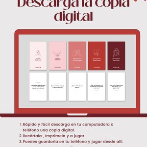 Cartas con preguntas divertidas para conversaciones en pareja juego