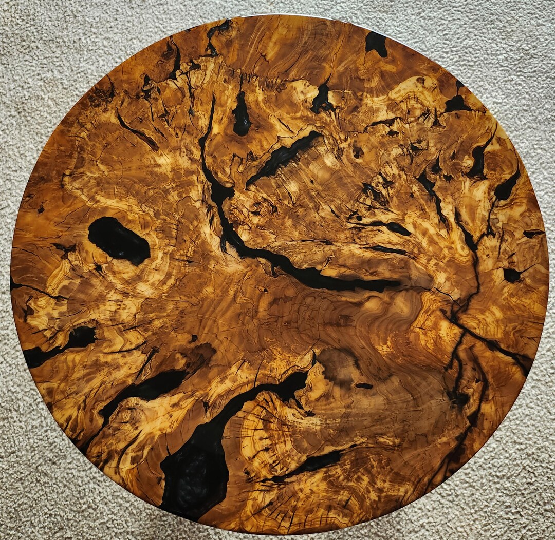 Wood and Epoxy Coffee Table - Etsy