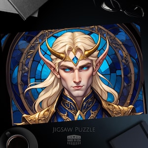 Fantasy Elf Jigsaw Puzzle, Detailed Elf Artwork, Unique Elf Design, Puzzle for Fantasy Lovers, 1000, 500, 250, 100, 30 Piece